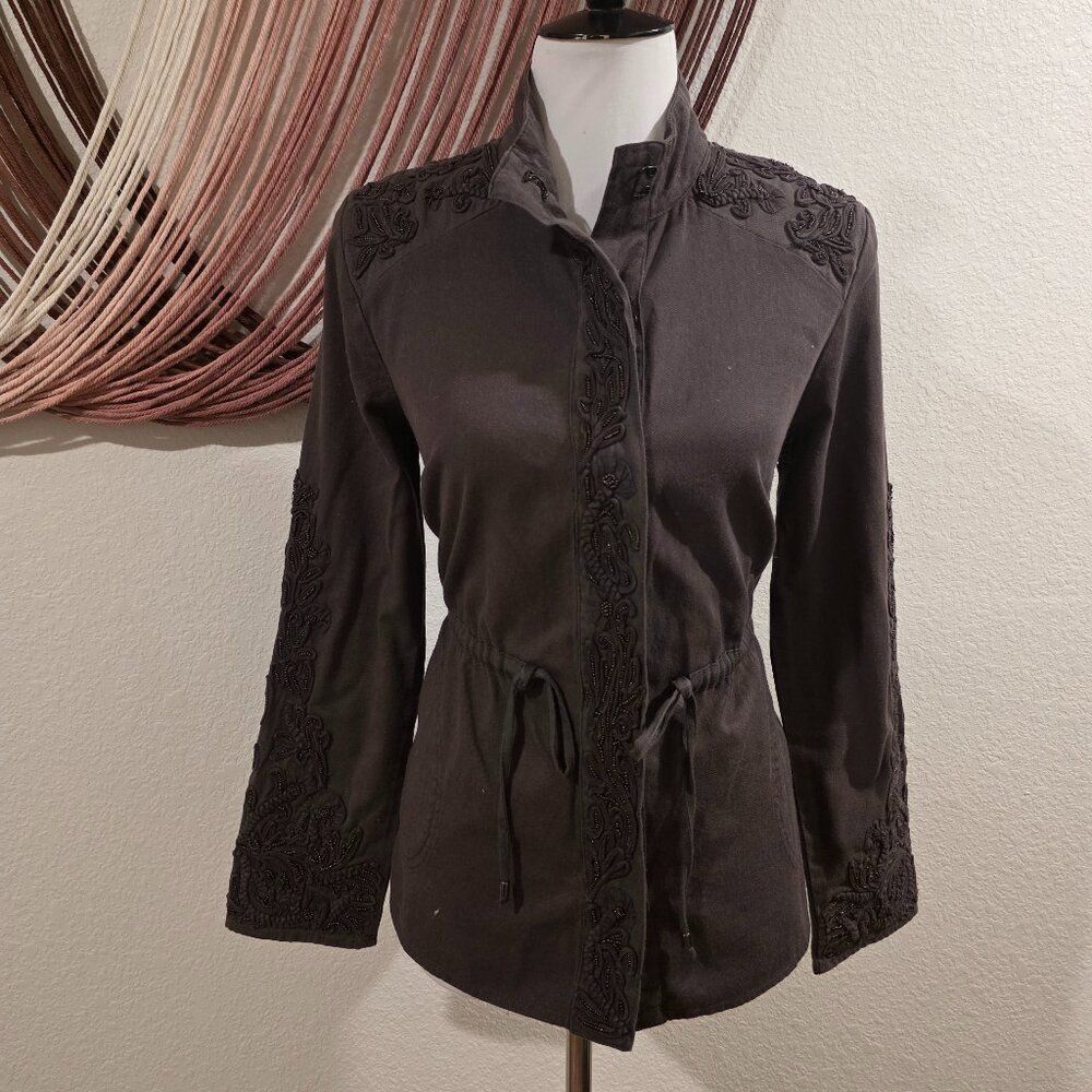 Love Sam Beaded Jacket Sz S - Picture 3 of 8